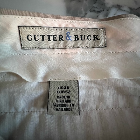 Mens Cutter & Buck Khaki Shorts - Picture 2 of 5